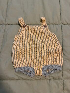 Misha & Puff Baby Plum Island Romper Teal